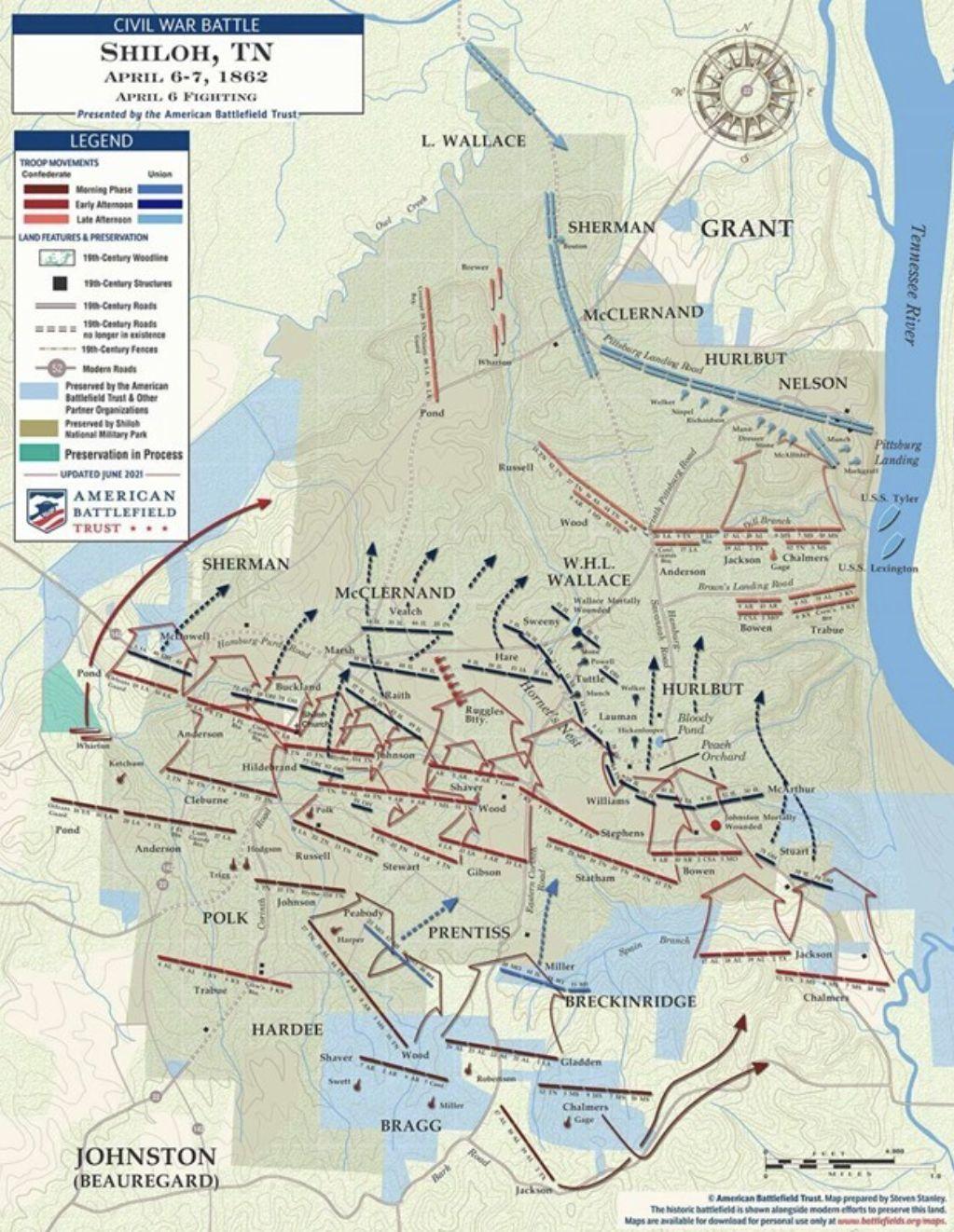 civil war battle map